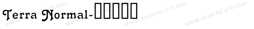 Terra Normal字体转换
